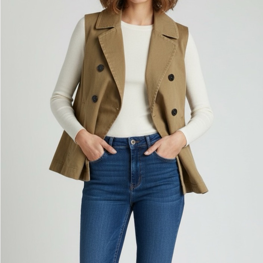 Chic & Sophisticated: Marc O’Polo Waist-Length Vest (Size 34)